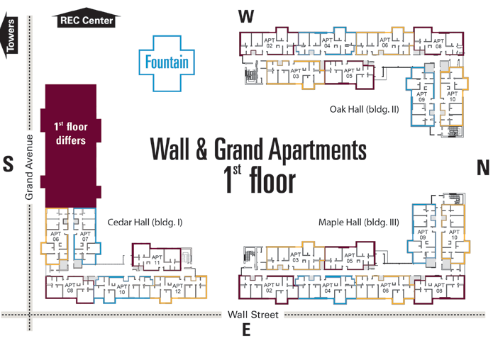 SIU Wall and Grand First Floor Plan