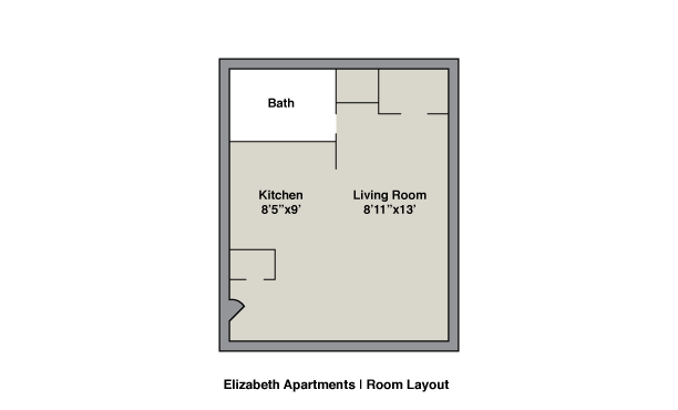 Elizabeth Apartment floor plan